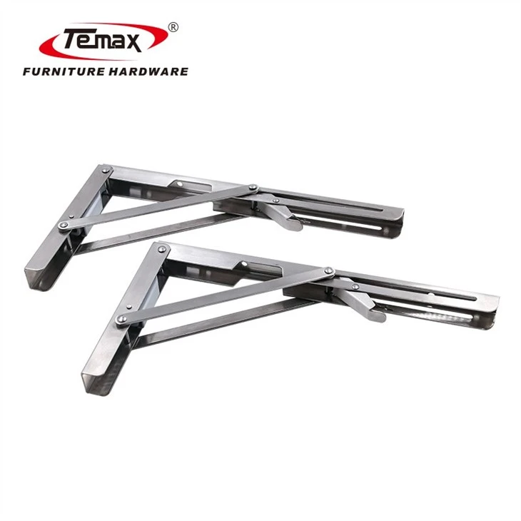 90 Degree Wall Mount Triangle Hydraulic Foldable Table Shelf Bracket