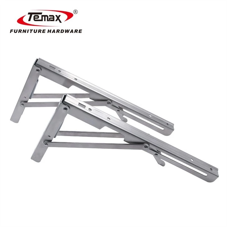 90 Degree Wall Mount Triangle Hydraulic Foldable Table Shelf Bracket