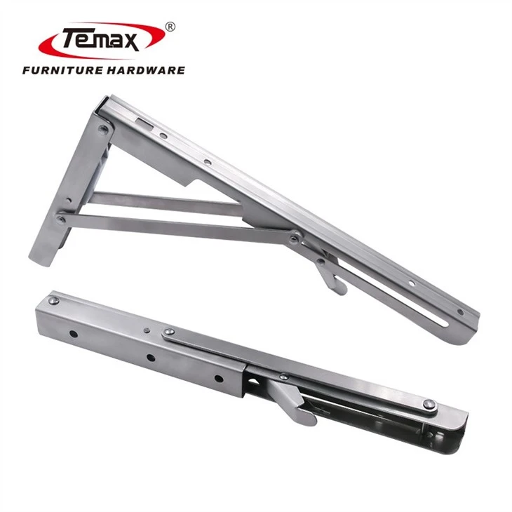 90 Degree Wall Mount Triangle Hydraulic Foldable Table Shelf Bracket