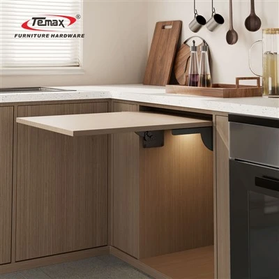 TEMAX Сгъваема рафтова панта Тежкотоварни 40KG Soft Close Lift Support DB5017TS