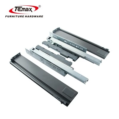 Метална кутия с плавно затваряне Temax Push To Open Drawer Slide